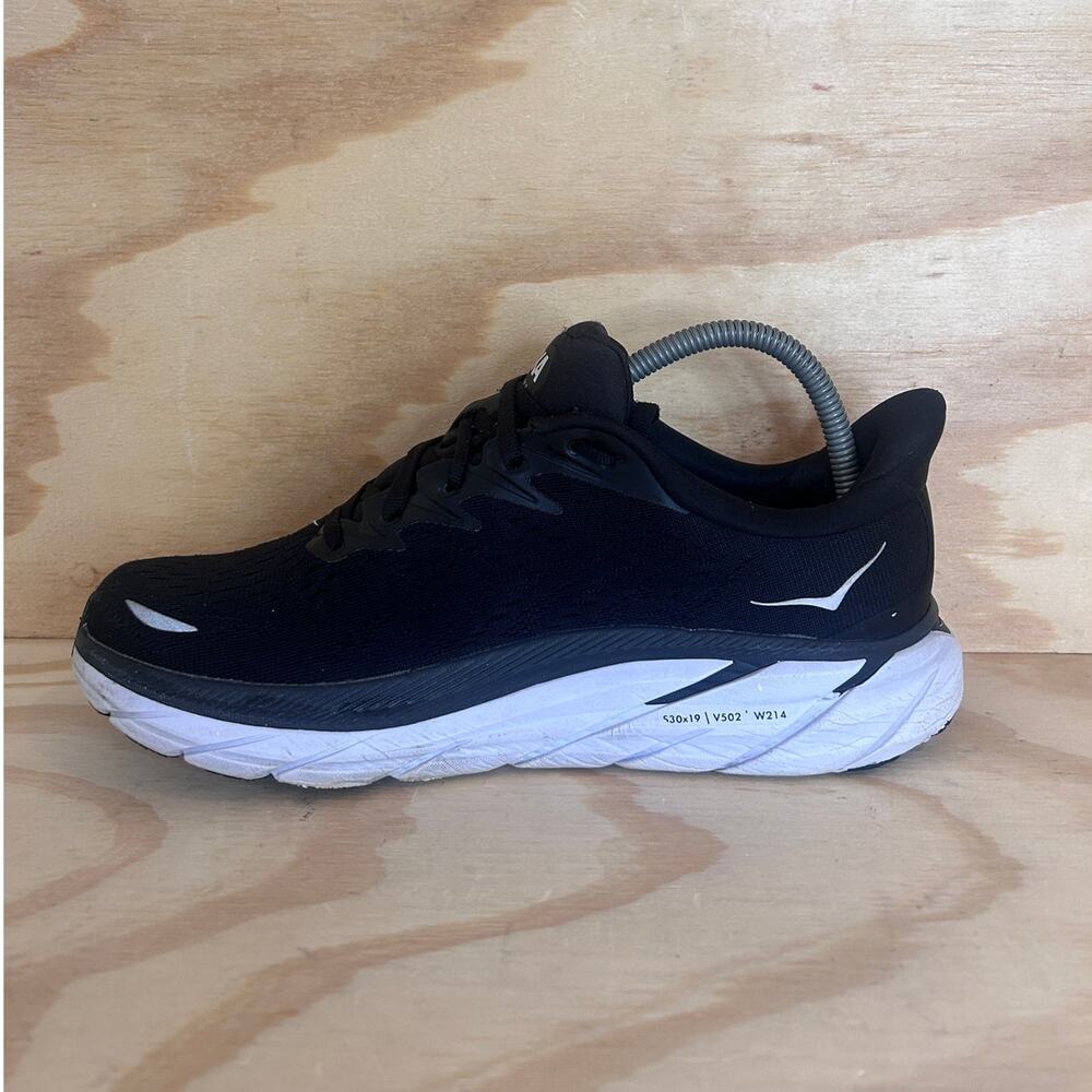 Hoka One One - Clifton 8 - Running Shoes - Black - Women's - 9B - 1119394 BWHT - Picture 4 of 9